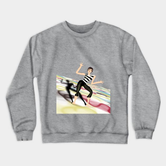 Jazz Hands Crewneck Sweatshirt by Alizart